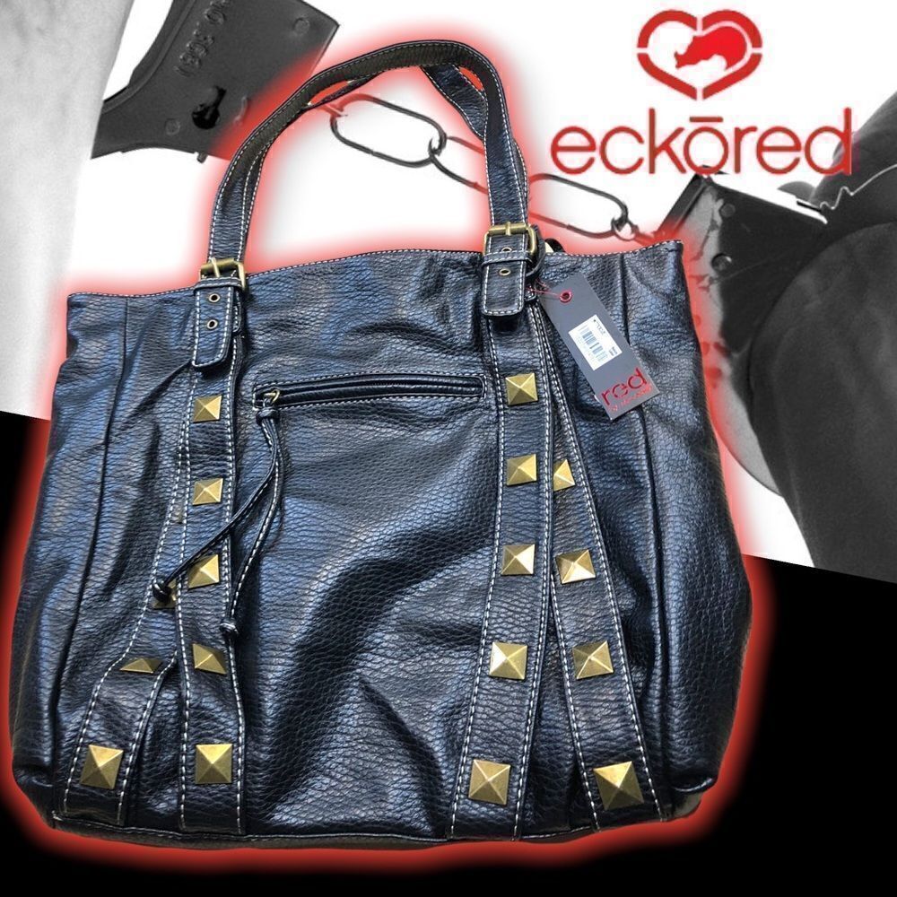 NWT red by Marc echo black purse hand bag Y2K